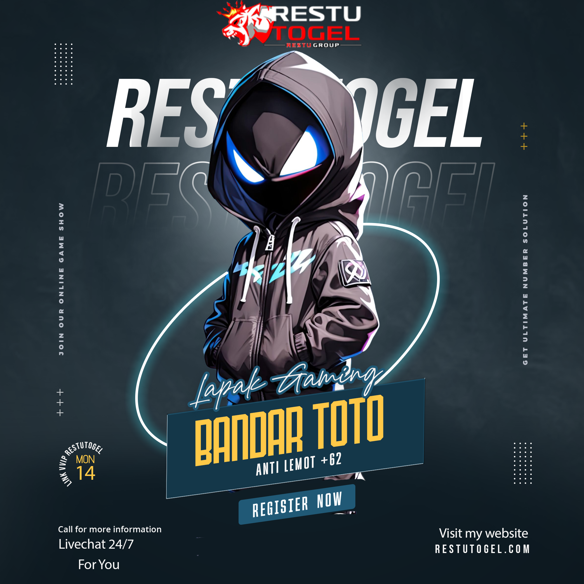 RESTUTOGEL : Rekomendasi Lapak Bermain Bandar Toto Togel Online Anti Lemot